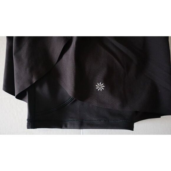 Athleta S/586789-02 Women's 2XS Black Mile Marker 2-in-1 Shorts - Picture 6 of 12